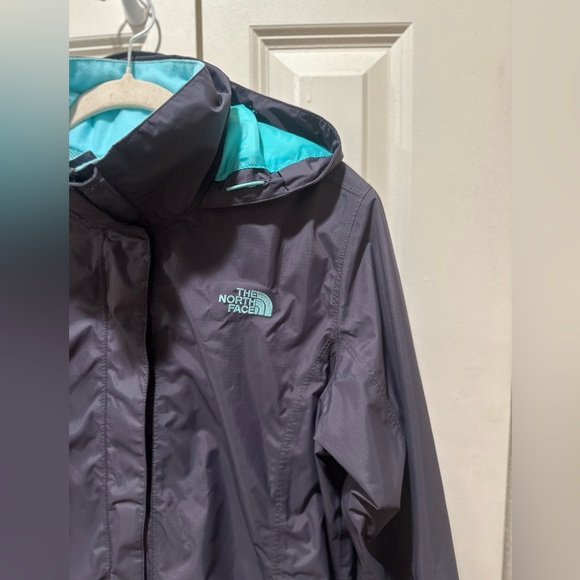 The North Face Resolve Waterproof Women’s Jacket Dark Mauve/Kokomo Green,Large - Picture 7 of 10